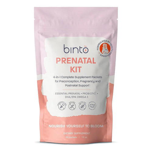 Multivitamínico Prenatal 4 En 1 Con Probióticos Hierro DHA Kit Para Embarazo Saludable