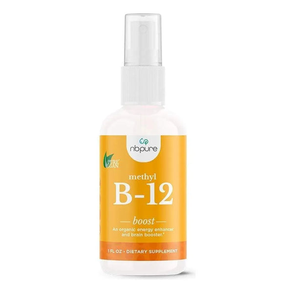 Spray De Vitamina B12 Orgánica Vegana Energía Natural Y Apoyo Nervioso