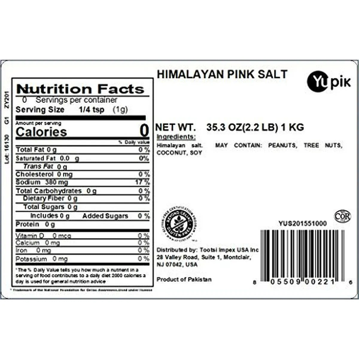 Sal Rosa Del Himalaya 1 Kg Pura Minerales Ideal Cocina Sazonar