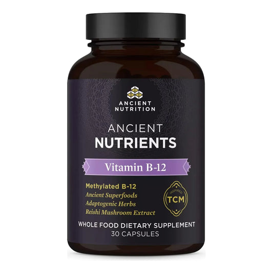 Vitamina B12 Con Hierbas Adaptogénicas Energía Metabolismo Y Salud Nerviosa 30 Cápsulas