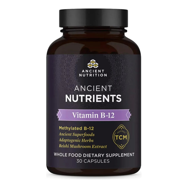 Vitamina B12 Con Hierbas Adaptogénicas Energía Metabolismo Y Salud Nerviosa 30 Cápsulas