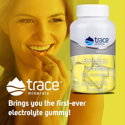 Gomitas De Energia Y Resistencia Con Electrolitos Sabor Lima Trace Minerals 90 Unidades