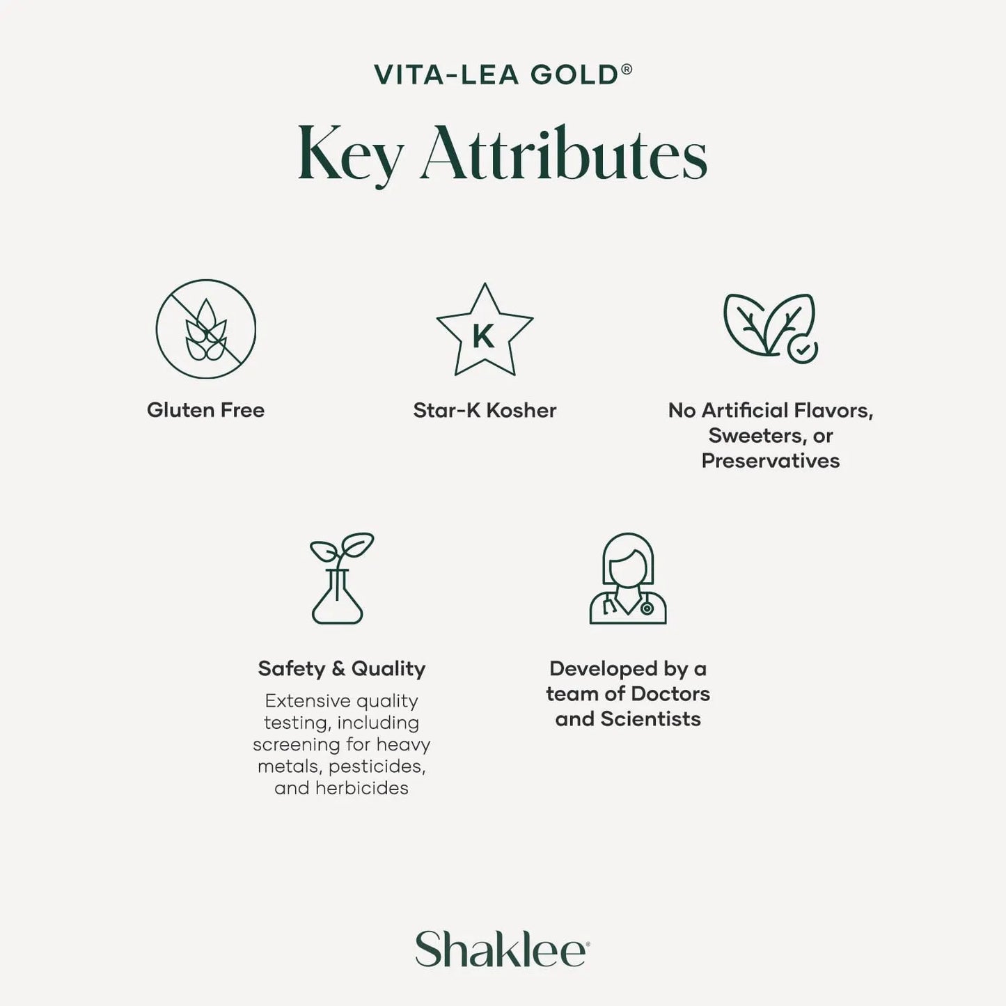 Vita Lea Gold Multivitaminico Alta Potencia Con Vitamina K Para Adultos 50 Años