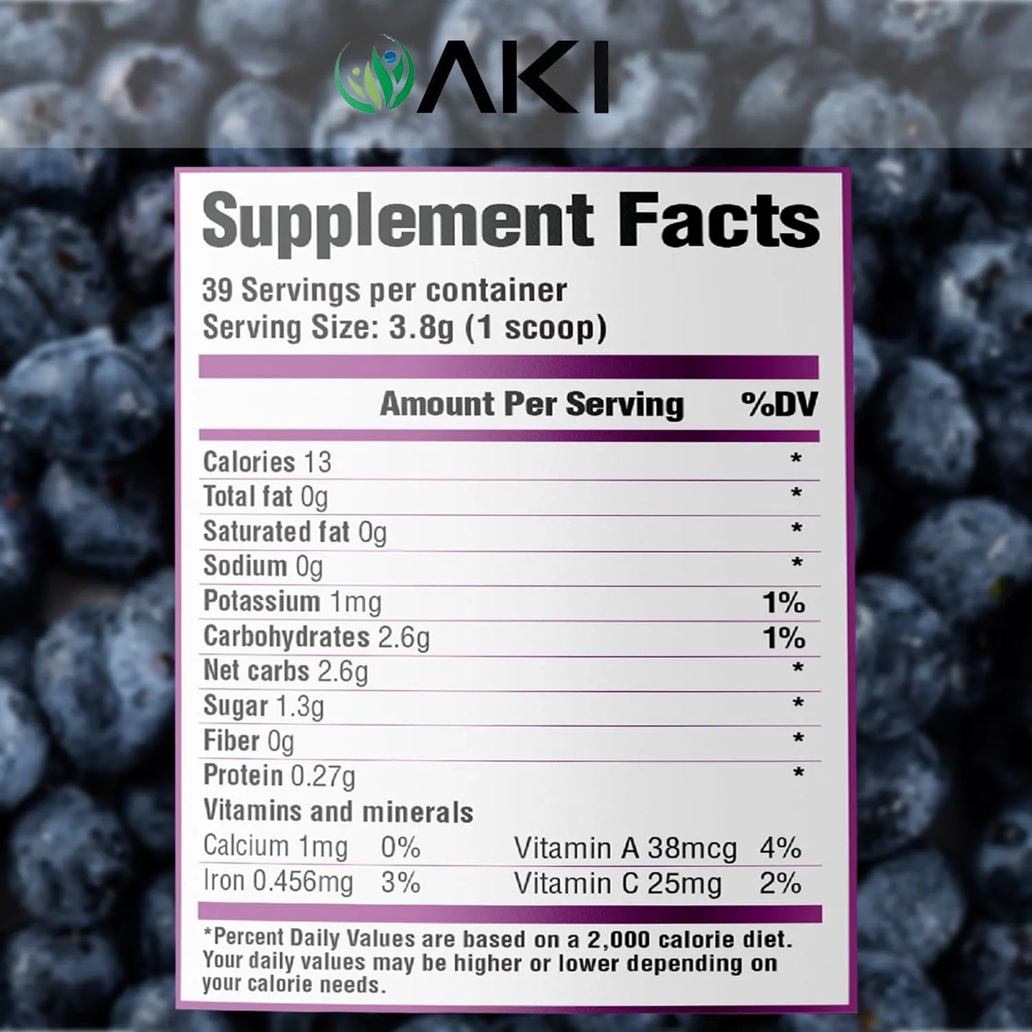 Extracto De Bayas Haskap En Polvo Antioxidante Con Vitamina C Y Polifenoles