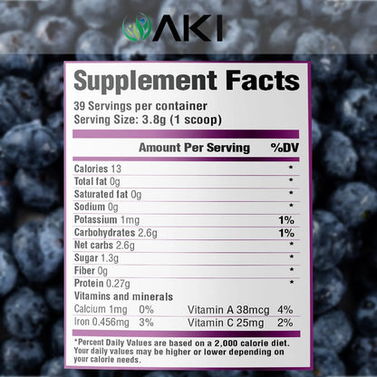 Extracto De Bayas Haskap En Polvo Antioxidante Con Vitamina C Y Polifenoles