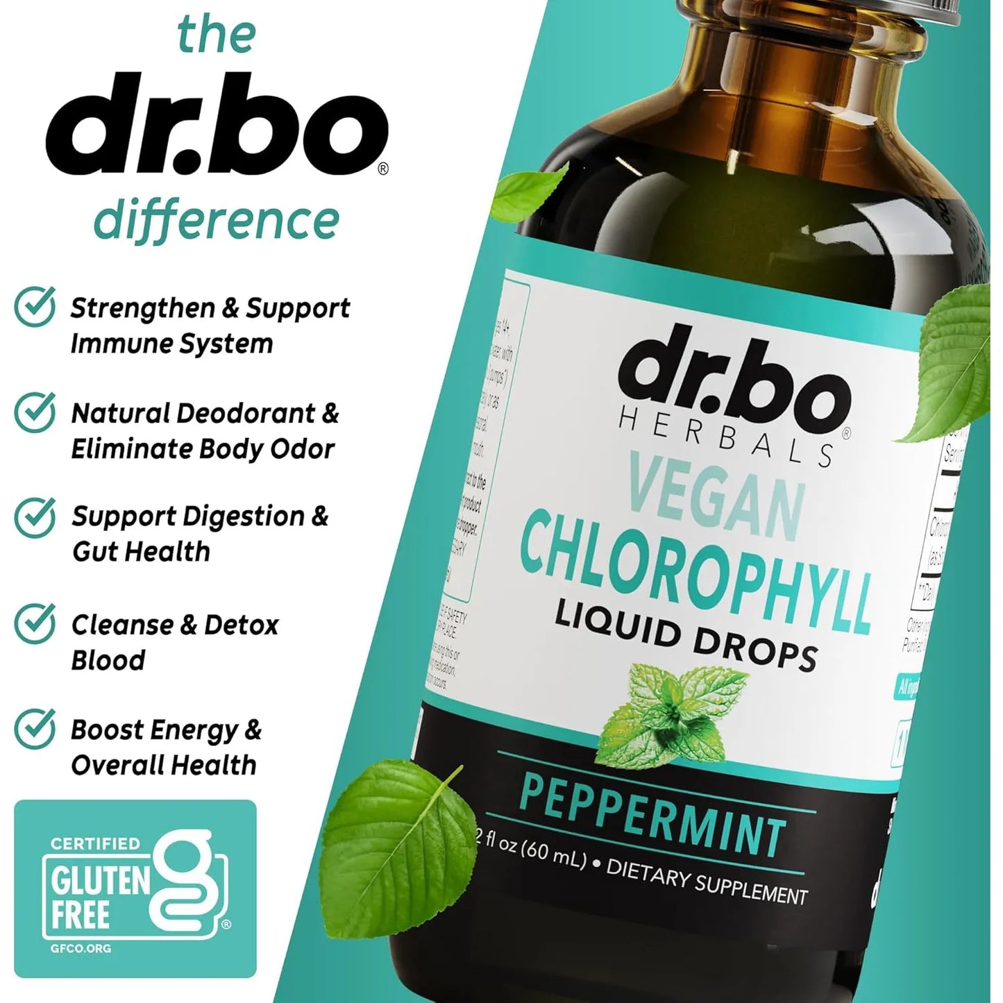 Gotas De Clorofila Liquida Detox Energia Y Frescura Natural Vegano