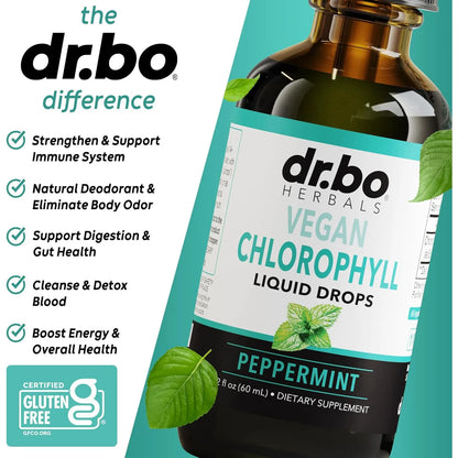 Gotas De Clorofila Liquida Detox Energia Y Frescura Natural Vegano