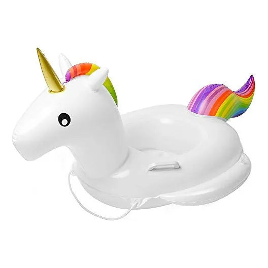 Flotador Piscina Bebé Unicornio Seguro Estable Divertido PVC Resistente