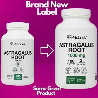 Capsulas De Raiz De Astragalo 1000 Mg Apoyo Inmunologico Salud Cardiaca Y Pulmonar