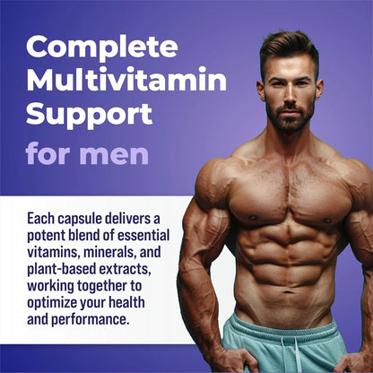 Alpha Tribe Multivitaminico Hombres Con Semilla Negra Seamoss Ashwagandha