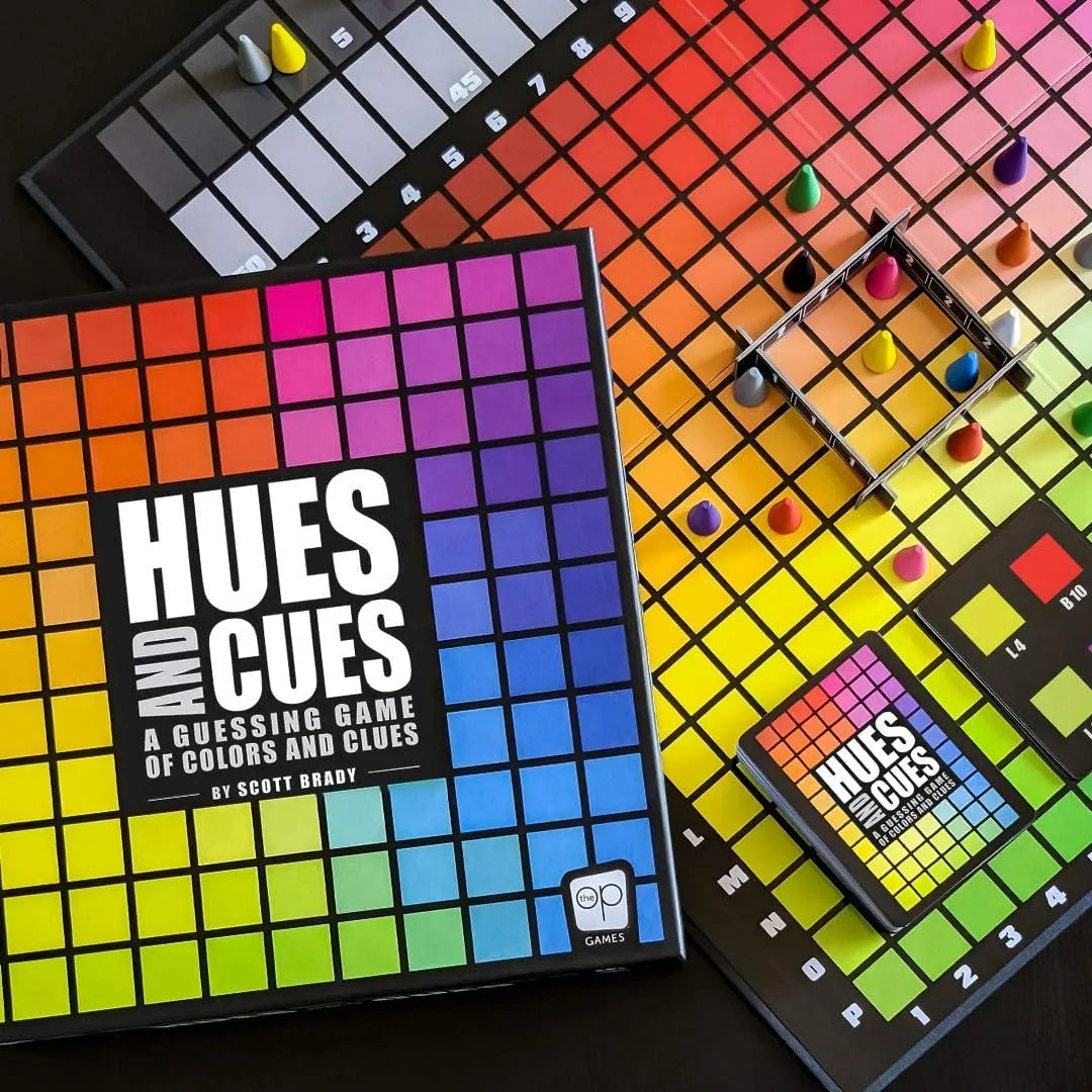 Juego De Mesa Hues And Cues By Scott Brady Estrategia Y Diversión En Familia
