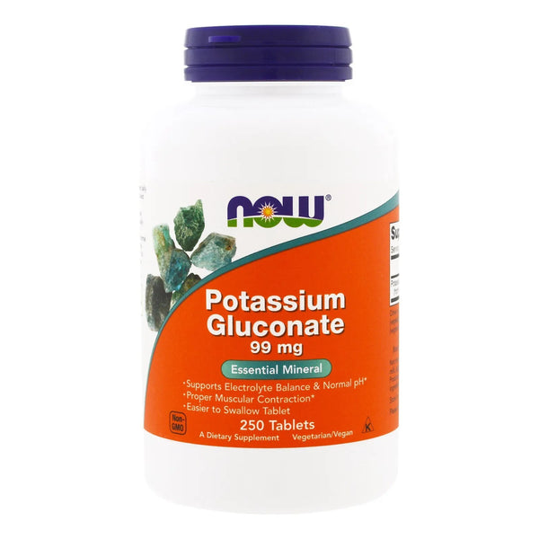 Gluconato De Potasio 99 Mg 250 Tabletas Energía Y Vitalidad