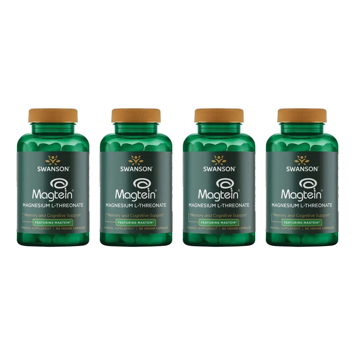 Magnesio L Treonato 90 Capsulas Vegetales Salud Nerviosa y Memoria