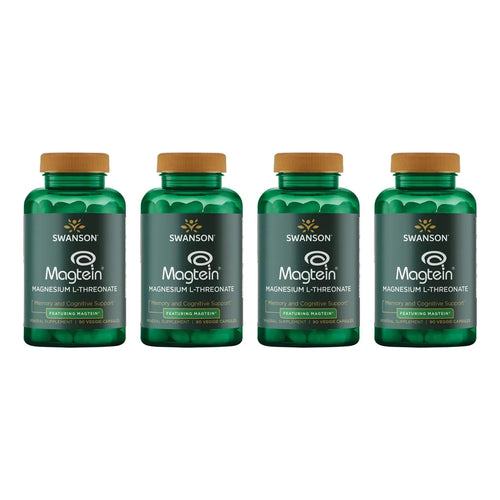Magnesio L Treonato 90 Capsulas Vegetales Salud Nerviosa y Memoria