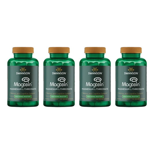 Magnesio L Treonato 90 Capsulas Vegetales Salud Nerviosa y Memoria
