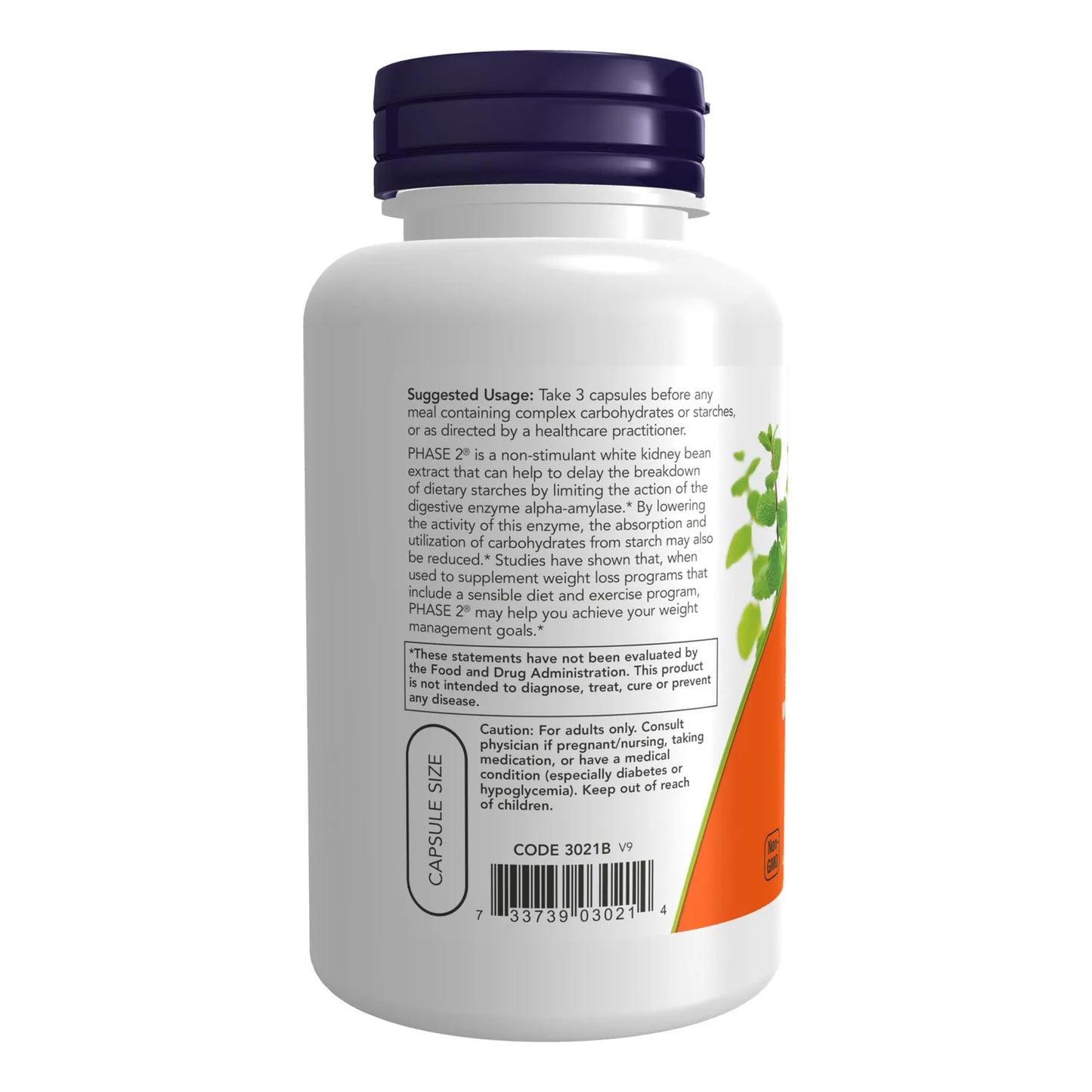Neutralizador De Almidon Fase 2 500 Mg 120 Capsulas Vegetales Control Efectivo