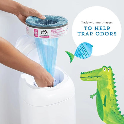Recambios Perfumados Para Cubo De Pañales Diaper Genie 1080 Unidades Aroma Floral