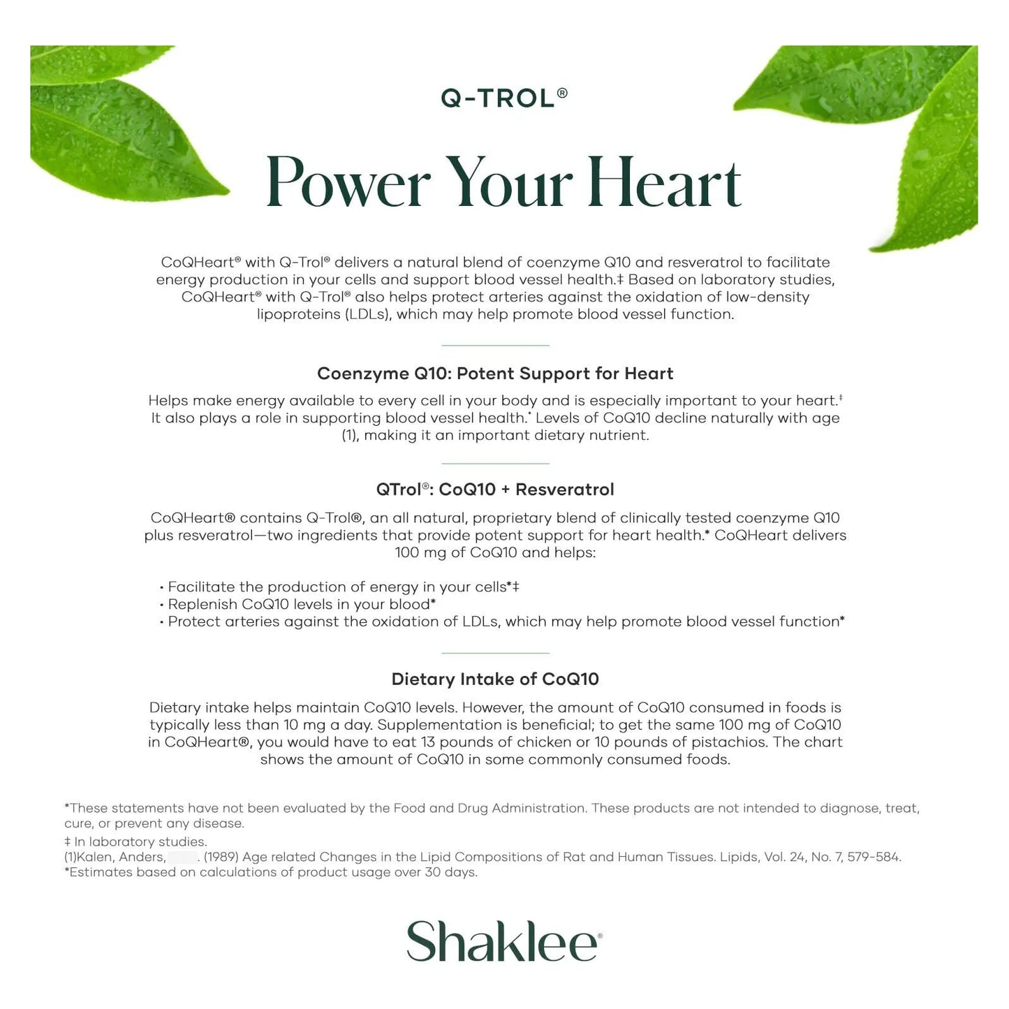 Coqheart Con Q Trol Coq10 Resveratrol Tocoferoles Corazon 30 Capsulas Blandas