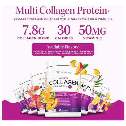 Péptidos De Colágeno Con Ácido Hialurónico Y Vitamina C Para Piel Y Articulaciones