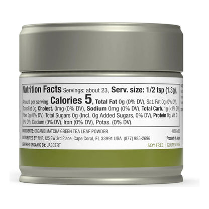 Té Verde Ceremonial Matcha Orgánico Solspring 23 Porciones Lata Premium