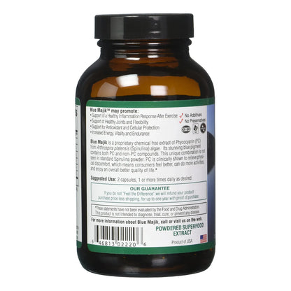 Polvo De Algas Azules E3live Blue Majik 120 Cápsulas Energiz