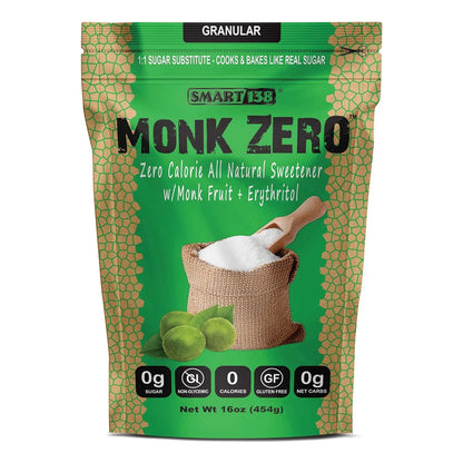 Monk Zero Edulcorante Natural Fruta Monje Sin Calorias Keto Y Vegano