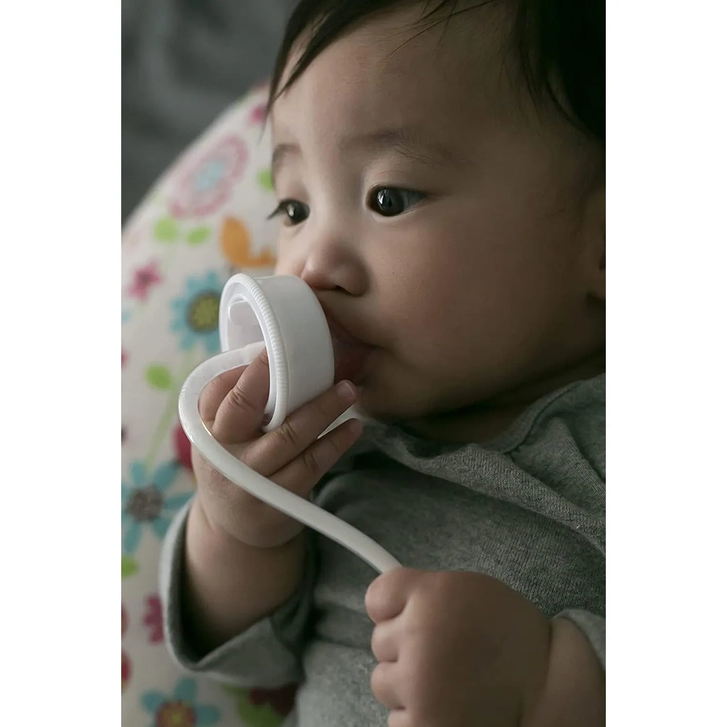 Hands Free Baby Bottle Sistema De Biberón Anticólico De Alimentación Autónoma 7 Oz Azul