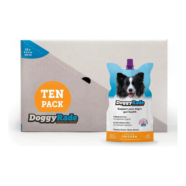 DoggyRade Bebida Isotónica Prebiótica Para Perros Con Electrolitos Y Aminoácidos