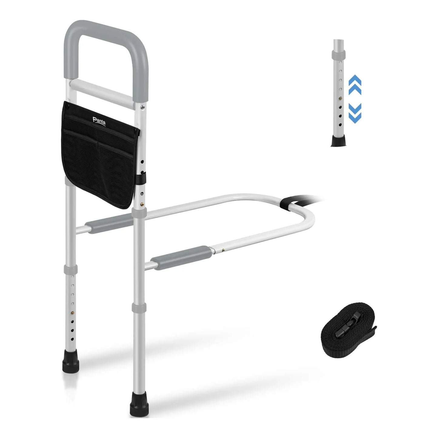 Rieles Ajustables De Cama Para Adultos Mayores Soporte 350 Lbs Antideslizante