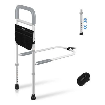 Rieles Ajustables De Cama Para Adultos Mayores Soporte 350 Lbs Antideslizante