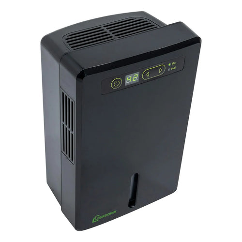 Deshumidificador Automático Lockdown Control Humedad Silencioso Compacto