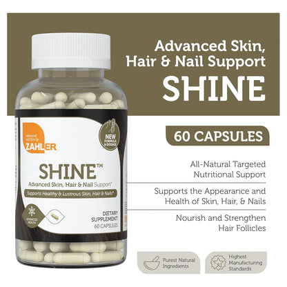 Vitaminas Para Piel Uñas Y Cabello Con Biotina Y Queratina Zahler Shine