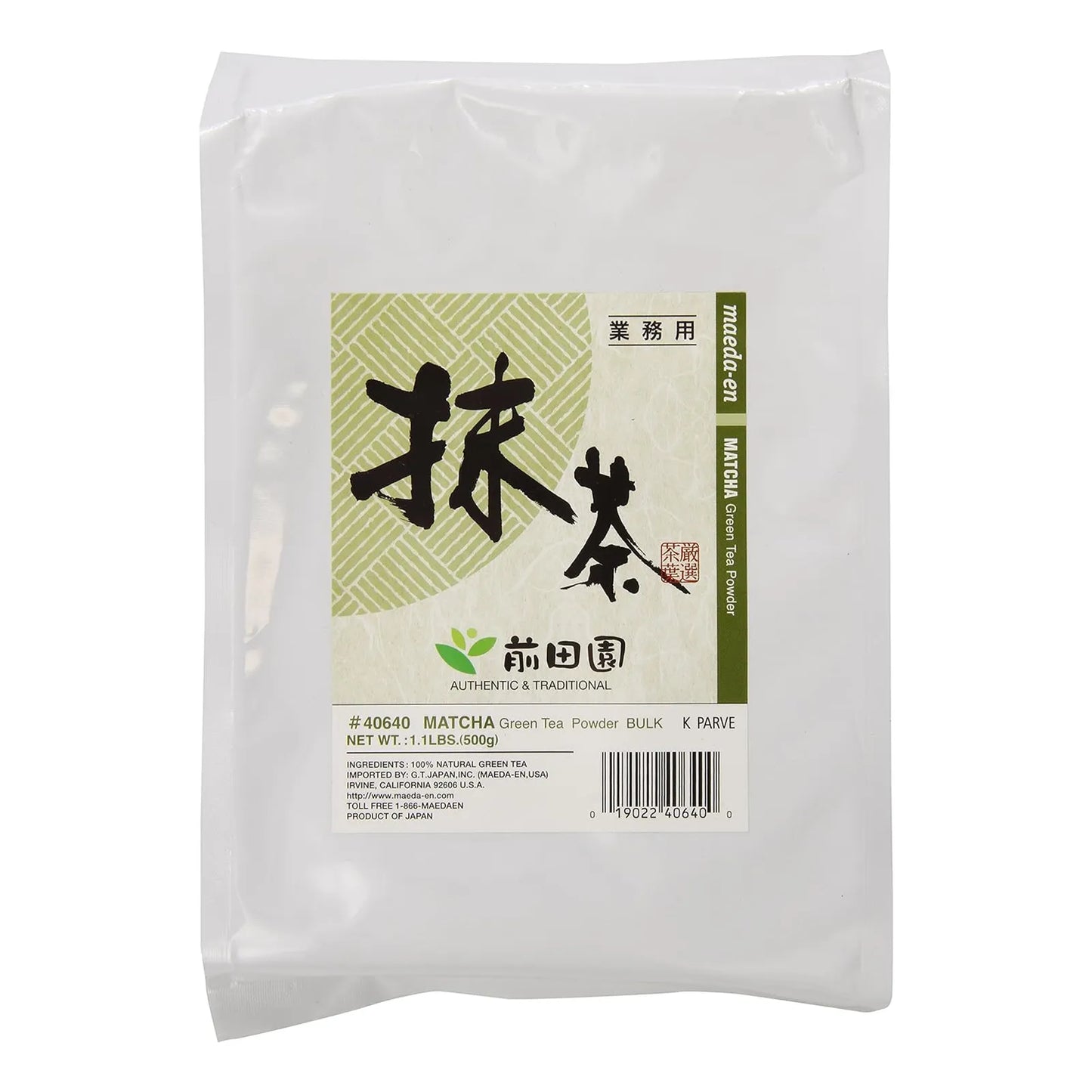 Polvo De Té Verde Matcha A Granel 500g Premium Importado Estados Unidos