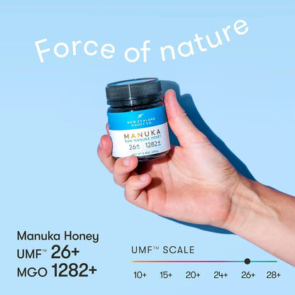 Miel De Manuka Cruda UMF 26 MGO 1282 Certificada 125g New Zealand Honey Co