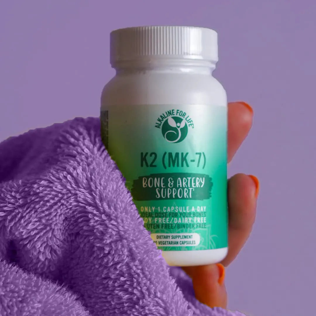 Vitamina K2 Mk7 180mcg Soporte Huesos Y Arterias Suministro 60 Dias