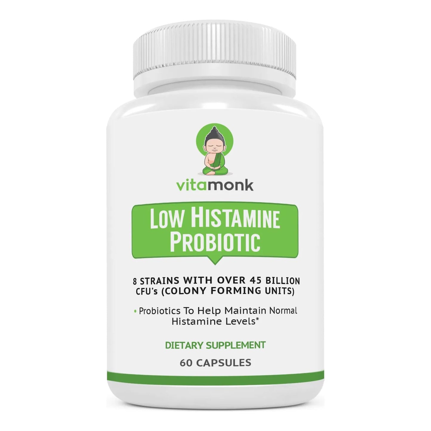 Probióticos Bajos En Histamina Salud Intestinal Equilibrada 45 Mil Millones UFC