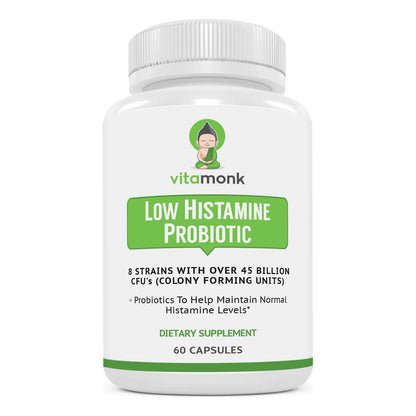 Probióticos Bajos En Histamina Salud Intestinal Equilibrada 45 Mil Millones UFC