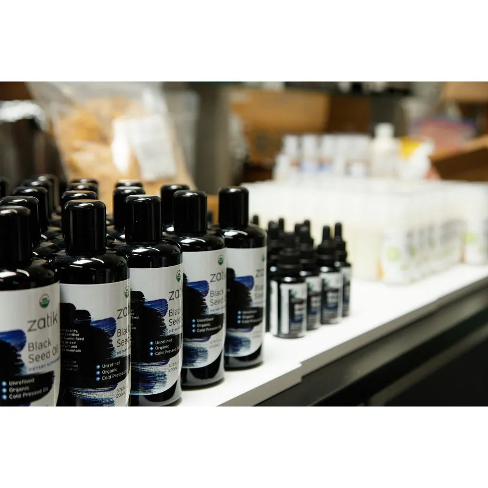 Aceite De Semilla Negra Orgánico Prensado En Frío Refuerzo Inmunológico 3.38 Oz