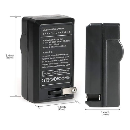 Cargador Bateria Camara Olympus Stylus Tough 1030 Sw 6000 8000 Li 50b Con Indicador Lcd Y Proteccion