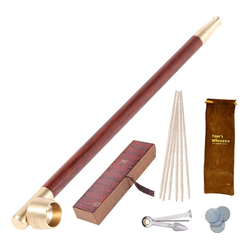 Pipa De Tabaco De Madera Con Cuenco Y Accesorios Tradicional Kit Fumar