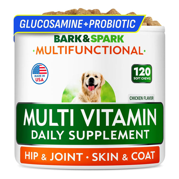 Golosinas Masticables Multivitamínicas Para Perros Con Glucosamina Condroitina Y Omega