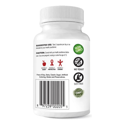 Liv D-Tox 60 Cápsulas Suplemento De Desintoxicación Hepática Con Cúrcuma Y Cardo Mariano