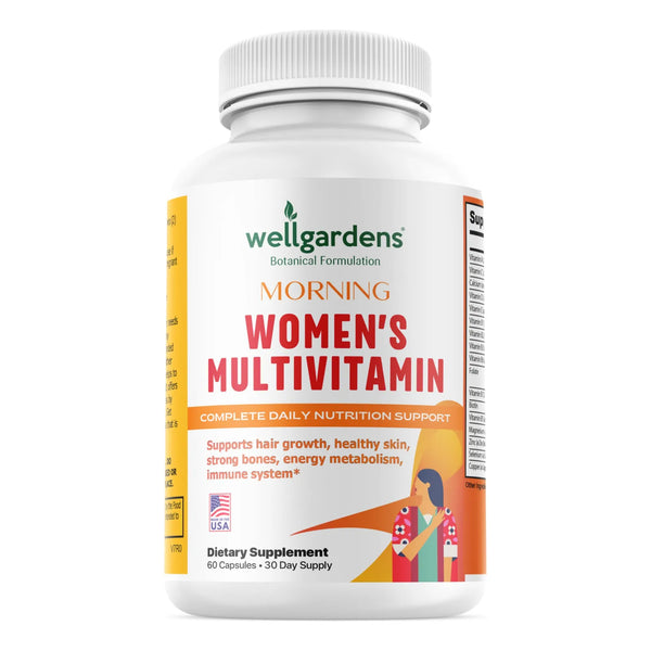 Multivitaminico Puro Para Mujeres Con Biotina Crecimiento Cabello Piel Radiante