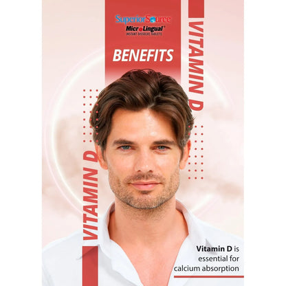 Vitamina D3 Extra Fuerte 5000 Ui 100 Tabletas Disolucion Rapida Calidad Premium
