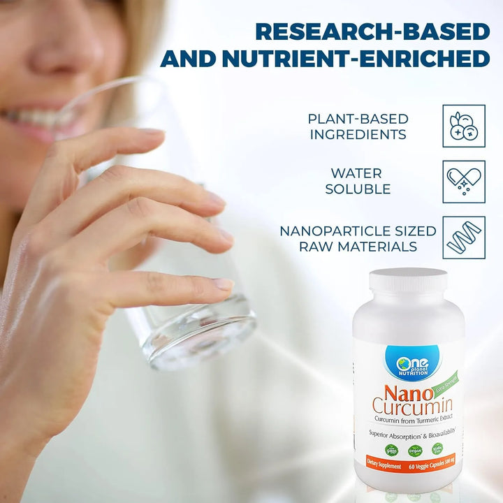 Nano Curcumina One Planet Complemento Diario 60 Cápsulas - Imagen 4