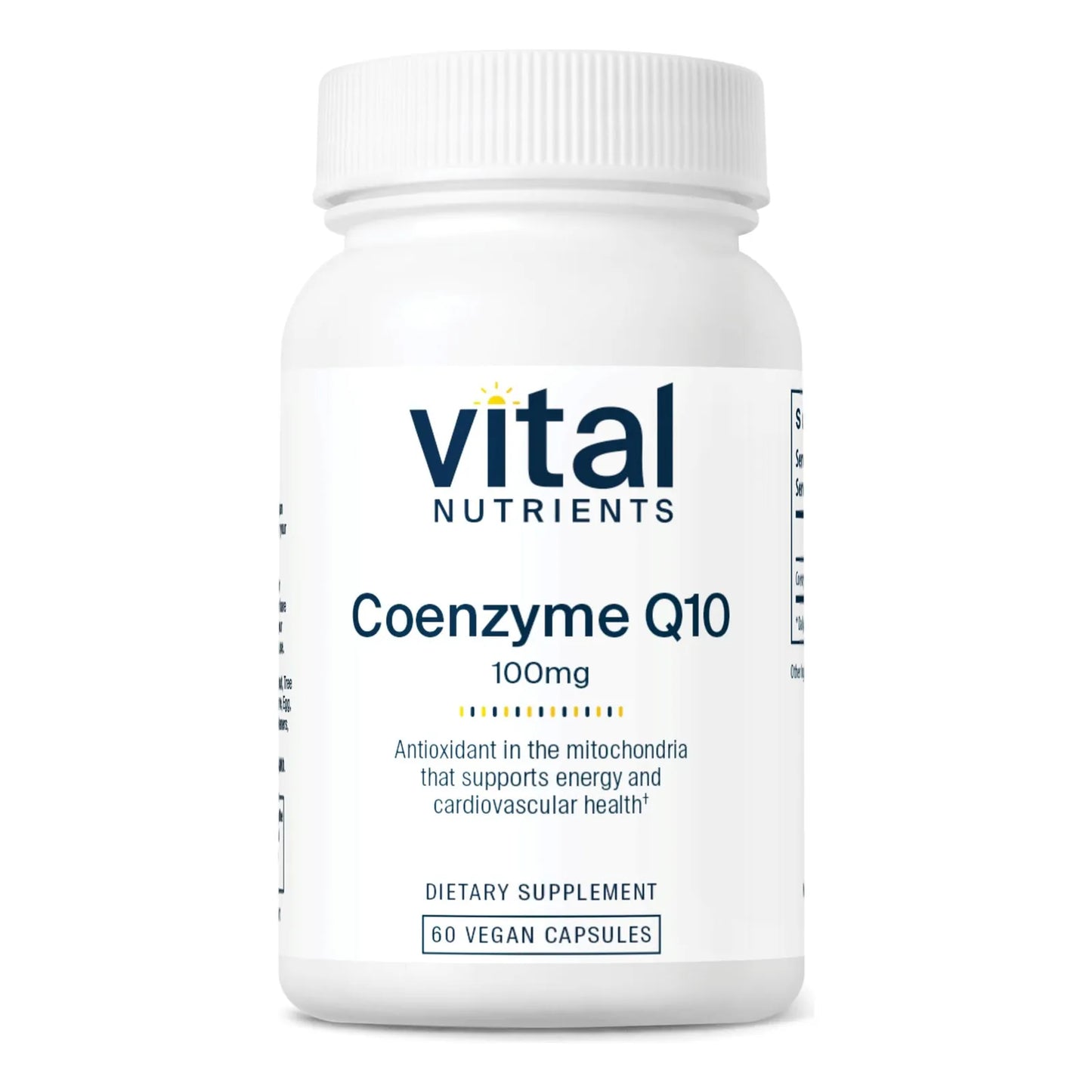 Coenzima Q10 100mg Suplemento Vegano Antioxidante Salud Corazon Energia
