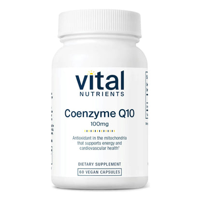 Coenzima Q10 100mg Suplemento Vegano Antioxidante Salud Corazon Energia