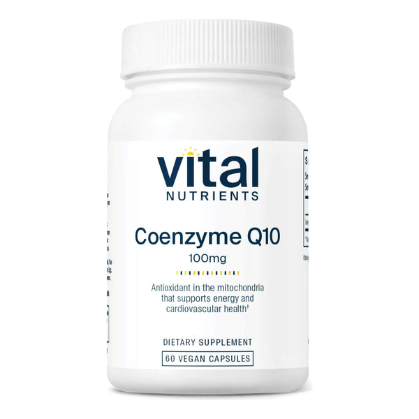 Coenzima Q10 100mg Suplemento Vegano Antioxidante Salud Corazon Energia