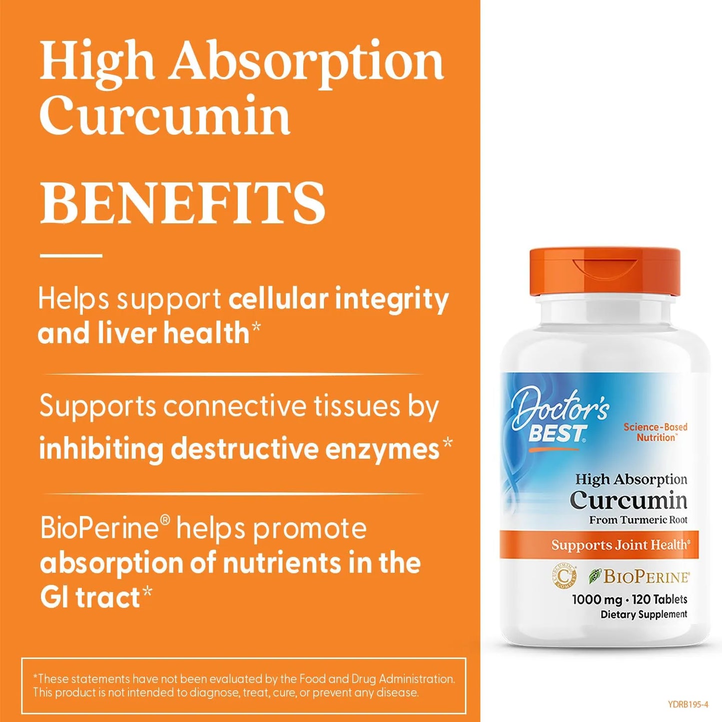 Doctors Best Curcumina Con Complejo C3 Y Bioperina Suplemento Articulaciones Y Antioxidante