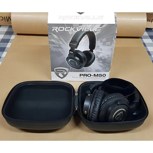 Auriculares Rockville Pro M50 Pro Case - Imagen 1